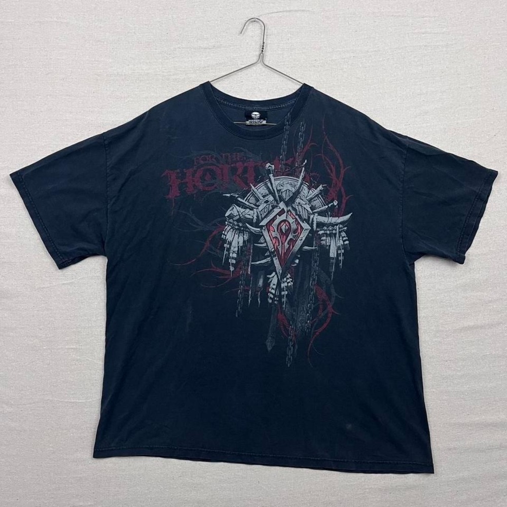 Jinx Blizzard‎ World of Warcraft for the Horde Graphic Black Y2K Tee Shirt